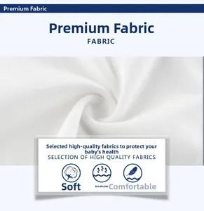 Macro shot of soft breathable white cotton fabric detail for kids summer t-shirt