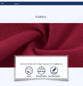 Macro view of soft burgundy cotton knit fabric for children's sport pants with breathable texture
