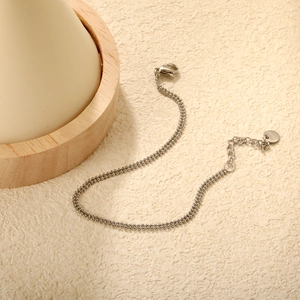 Double Layer Round Bead Chain Bracelet Gold Silver Plated Stainless Steel Minimalist Jewelry Gift For Women Elegant