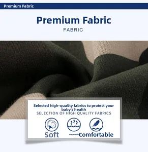 Détail du tissu en maille camouflage doux et respirant pour sweat-shirt de garçon