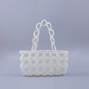 Sac À Main Fait Main En Künstliche Perles Synthétiques Ajouré Élégant Sweet Mariage Fête Pour Femmes