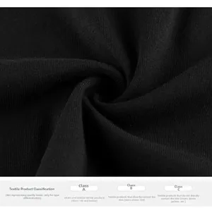 Détail du tissu en maille noire et tableau de classification de sécurité textile