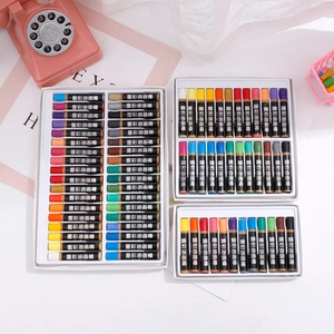Professional Heavy Color Oil Pastels For Kids Students Artistic Drawing Soft Wax Crayons Multicolor Painting Supplies Gift