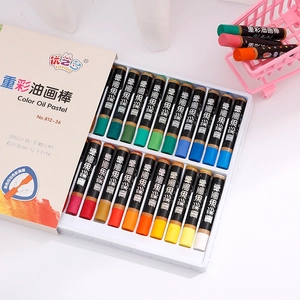Vibrant heavy color oil pastel set for kids and students drawing