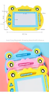 Dettagli su dimensioni e funzioni della lavagna magnetica a forma di rana per bambini