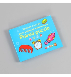 Détail de la boîte de puzzle de 32 pièces pour l'apprentissage cognitif des enfants