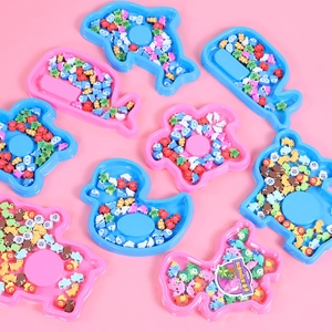 Cartoon Animal Erasers Colorful Mini Stationery Kids School Rewards Birthday Party Favors Student Gifts Plastic Case