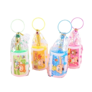Creative folding stationery set for kids featuring portable pen holders with bear patterns