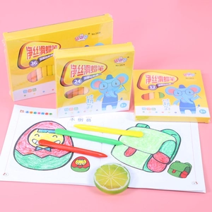 Triangular Plastic Crayons For Kids Washable Non Toxic Smooth Drawing Art Supplies Multiple Colors Easy Grip