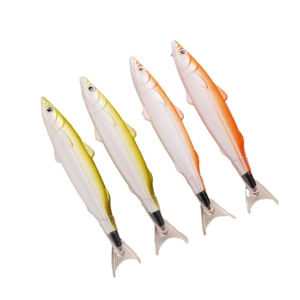 Kreative Kugelschreiber in Fischform in vier Verlaufsfarben für Büro- und Schülergeschenke