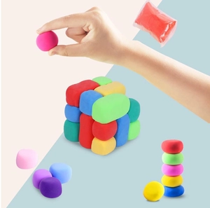 Vibrant multi-colored ultra-light modeling clay set for kids creative DIY craft projects