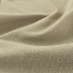 Macro view of khaki quick-dry fabric texture showing soft draping for kids sports pants