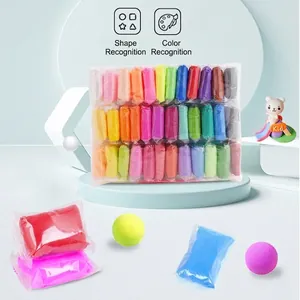 Air Dry Ultra Light Clay For Kids DIY Crafting Multi Color Modeling Soft Dough Educational Toy Non Sticky Safe Modeling Material