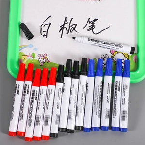 Dry Erase Whiteboard Markers Erasable Quick Drying Vivid Colors Plastic Shell For Office Classroom Writing Supplies