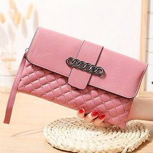 Pochette Sac Bandoulière Matelassé en Cuir PU pour Femmes Avec Décoration de Chaîne en Métal Sac à Main Style Street Fashion pour Fêtes Quotidiennes