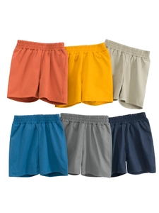 Kids Shorts Quick Dry Polyester Elastic Waist Summer Beach Casual Sports Pants For Boys Girls