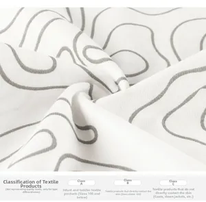 Detailed chart showing safety levels of cotton knitted fabric for children's shirts