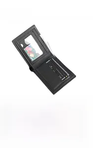 Detailed view of skull wallet interior with multiple card slots and cash compartment