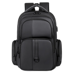 Sac À Dos Ordinateur Portable Affaires Hommes Imperméable Grande Kapazität Port Chargement USB Sac Voyage