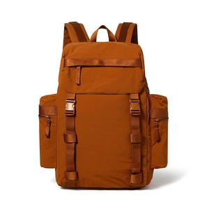 Large Capacity Outdoor Backpack Durable Nylon Laptop Compartment Hiking Travel Daypack Functional Workwear Style Unisex
