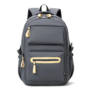 Large Capacity Casual Backpack Nylon Oxford Lightweight Multi-Pocket Travel Bag School Daypack Laptop Compartment