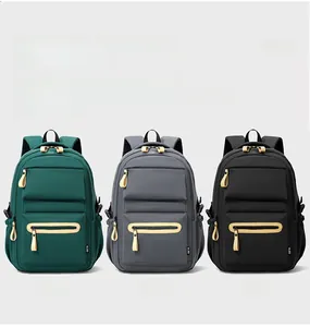 Three durable nylon backpacks in dark green, grey, and black with G SERIES label