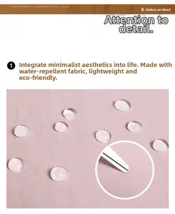 Close-up of pink water-resistant fabric showing droplets for outdoor hiking backpack
