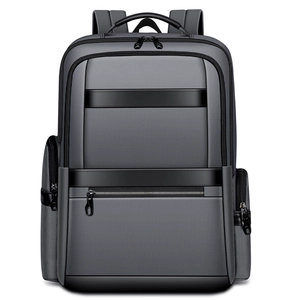 Business Backpack Large Capacity Water Resistant Oxford Fabric Men Commuter Travel Bag Laptop Compartment Breathable
