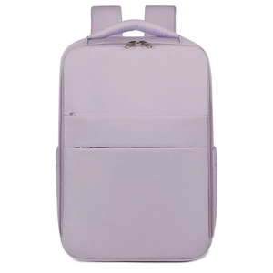 Lavender travel backpack with USB charging port and large capacity for men and women