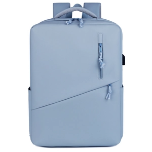 Business Laptop Backpack Waterproof Film USB Charging Port Multi Compartment Minimalist Travel Commute Bag For Men Women