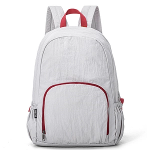 Foldable Lightweight Crinkle Nylon Backpack Large Capacity Breathable Multi Pocket Outdoor Travel Casual Sports For Unisex