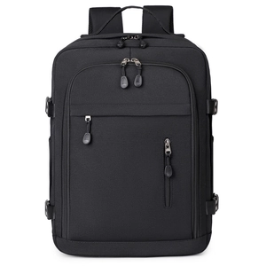 Waterproof business travel backpack for laptops with multiple functional compartments