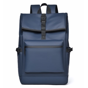 Sac à Dos Ordinateur Imperméable Minimaliste avec Boucle à Rabat Sac de Voyage Décontracté Grande Capacité Respirant Unisexe