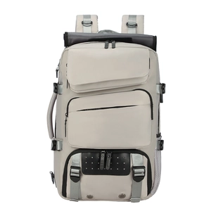 Lightweight waterproof travel backpack with multi-compartment design for hiking
