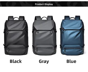 Sac à dos professionnel disponible en noir, gris et bleu avec tissu imperméable