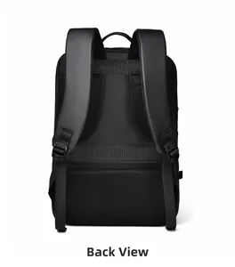 Sac à dos d'affaires vue arrière avec rembourrage en maille respirante et sangle bagage