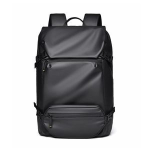 Sac à dos d'affaires imperméable de grande capacité pour ordinateur portable noir