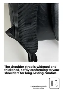 Détail des bretelles ergonomiques en S élargies avec rembourrage en maille respirante