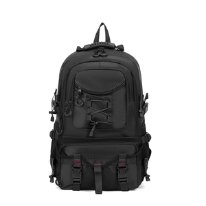 Schwarzer Taktischer Outdoor-Rucksack mit modularem Stauraum und praktischem Design