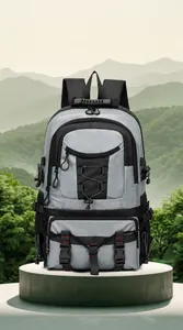 Dettagli dello zaino tattico da esterno ad alta capacità con cinghie modulari e tasche