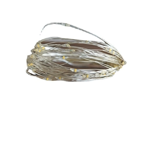 Guirnalda de luces LED de hilo de cobre blanco cálido para decoración de Navidad