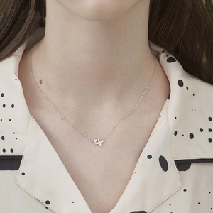 Overlapping Four Pointed Star Pendant Necklace Copper With Zirconia North Star Cross Dainty Elegant Jewelry For Women