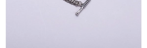 Macro detail of S925 sterling silver stamp on toggle clasp of minimalist chain bracelet
