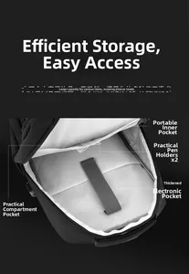 Detailed interior of a large backpack with padded laptop sleeve and multi-layer pockets