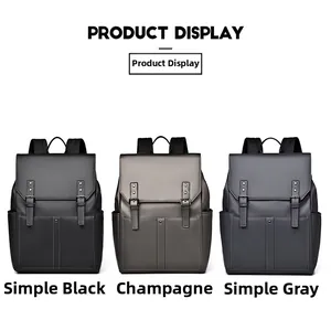 Sacs à dos de loisirs en noir, champagne et gris avec tissu imperméable de qualité