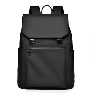 Business Laptop Backpack Waterproof Nylon Large Capacity Flap Top Buckle Urban Minimalist Travel School Men Women
