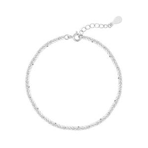 925 sterling silver starry sky chain bracelet with adjustable extender and teardrop charm