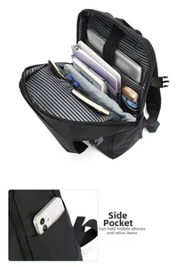 Wasserdichter Laptop-Rucksack mit Innenfächern und praktischer seitlicher Handy-Tasche