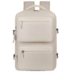 Large Capacity Oxford Backpack With USB Charging Port Waterproof Business Travel Bag Shoe Compartment Multi Pocket
