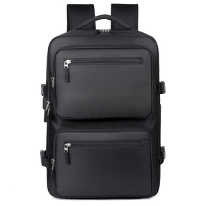 Business travel backpack with large capacity and multi-layer waterproof compartments